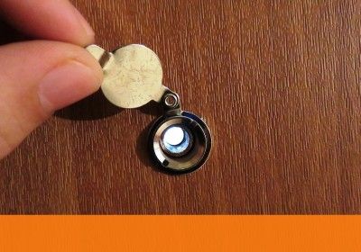 Colocar visor de porta