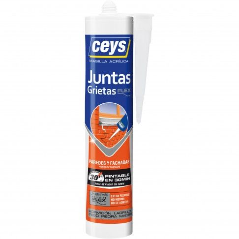 Massa Acrílica Fendas Xpress Branco 280ml Massa Acrílica Fendas Xpress Branco 280ml