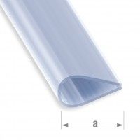 Baguete Encadernação PVC Transparente - 1m Baguete Encadernação PVC Transparente - 1m