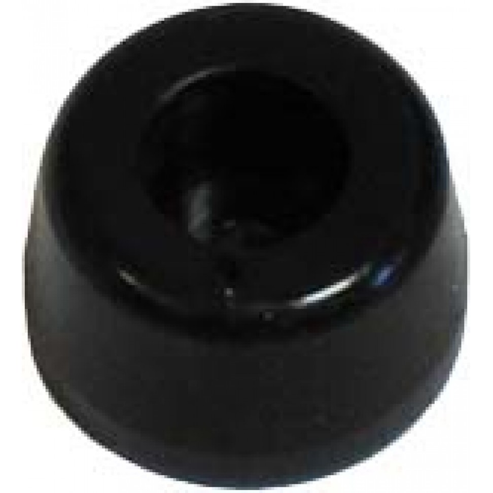 Batente De Porta 14mm Sint�tico Preto 4unid.