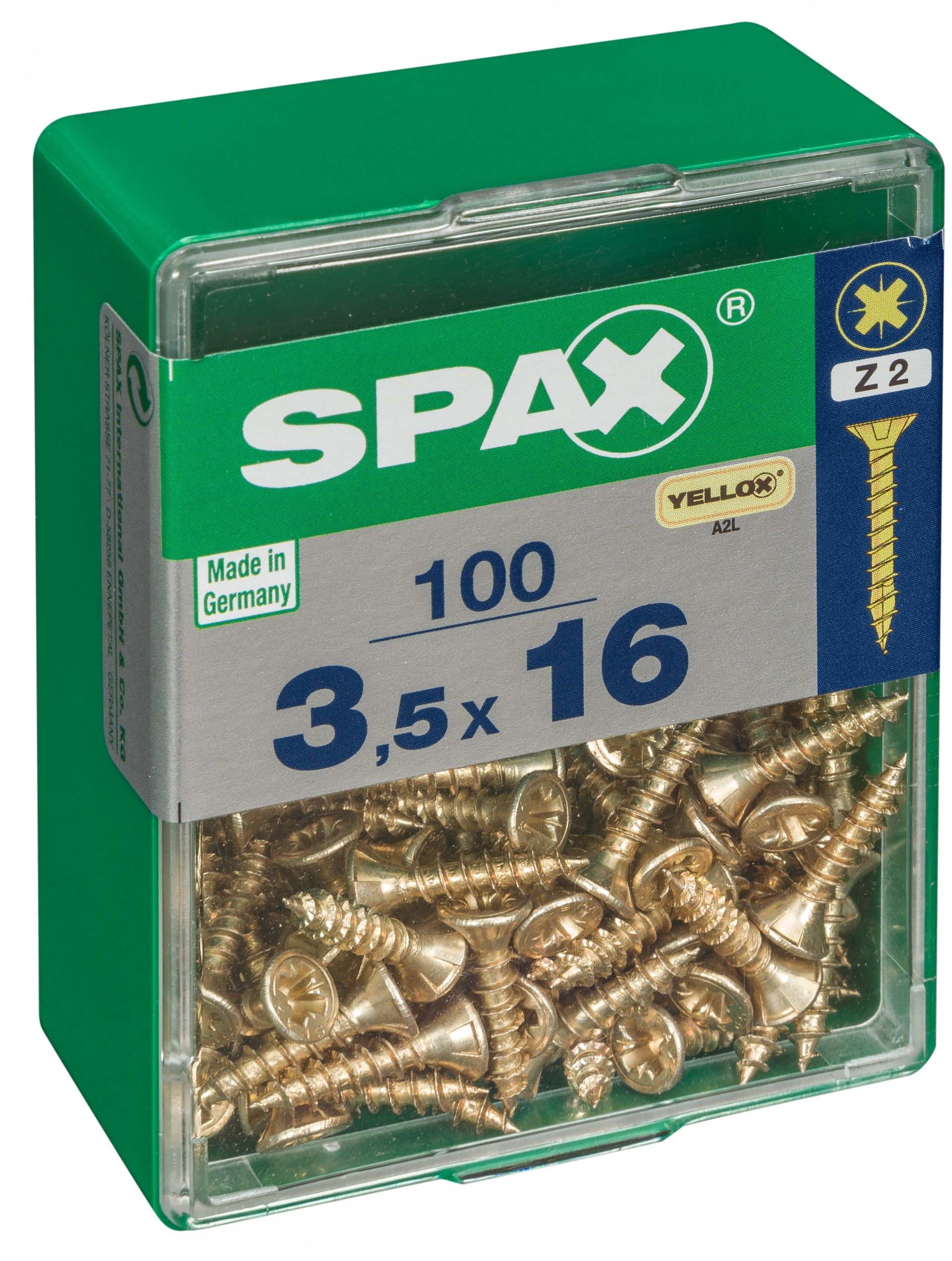 SPAX CP YELLOX 3,5x16mm M