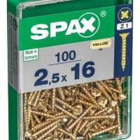 SPAX CP YELLOX 2,5x16mm M SPAX CP YELLOX 2,5x16mm M
