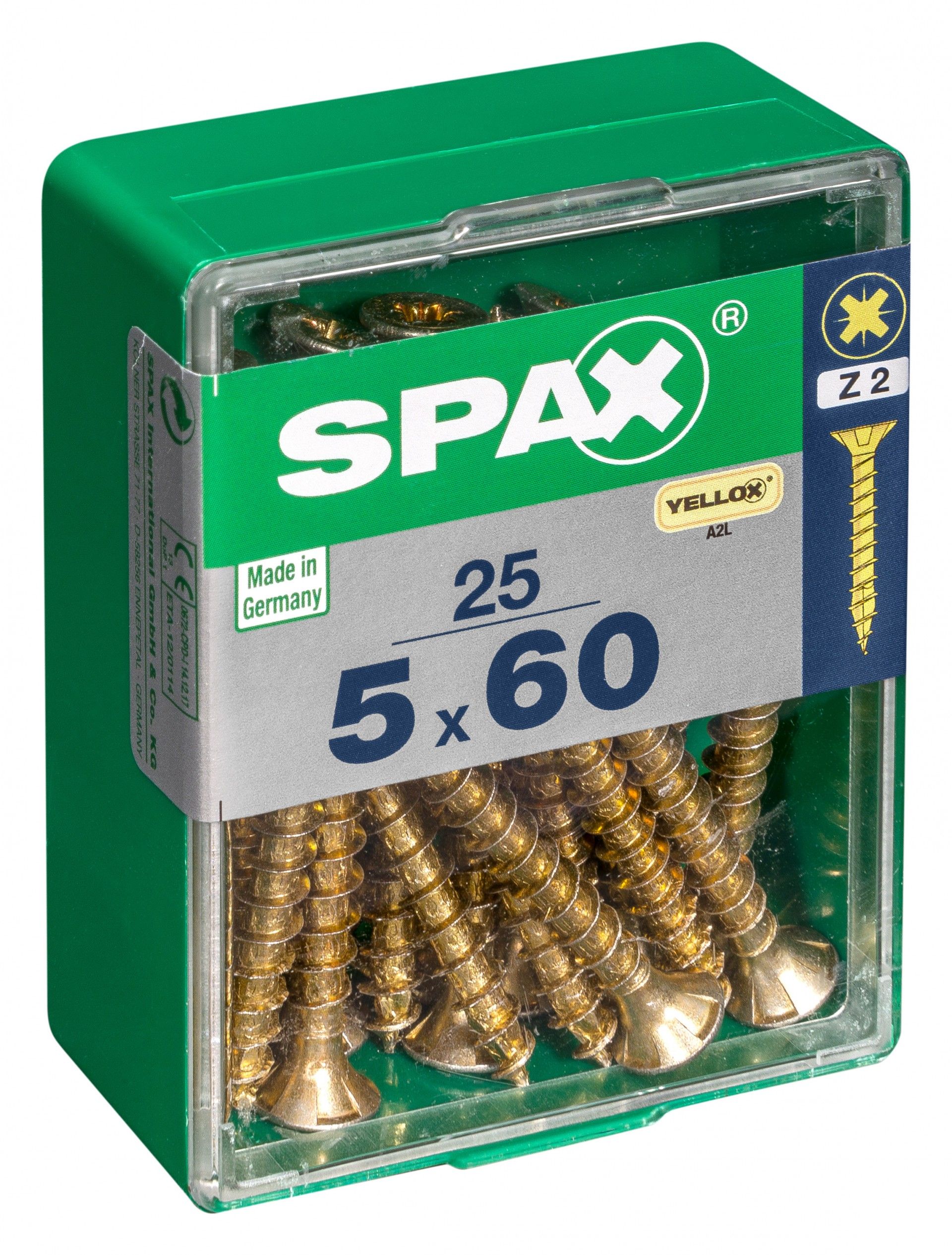 SPAX CP YELLOX 5x60mm M