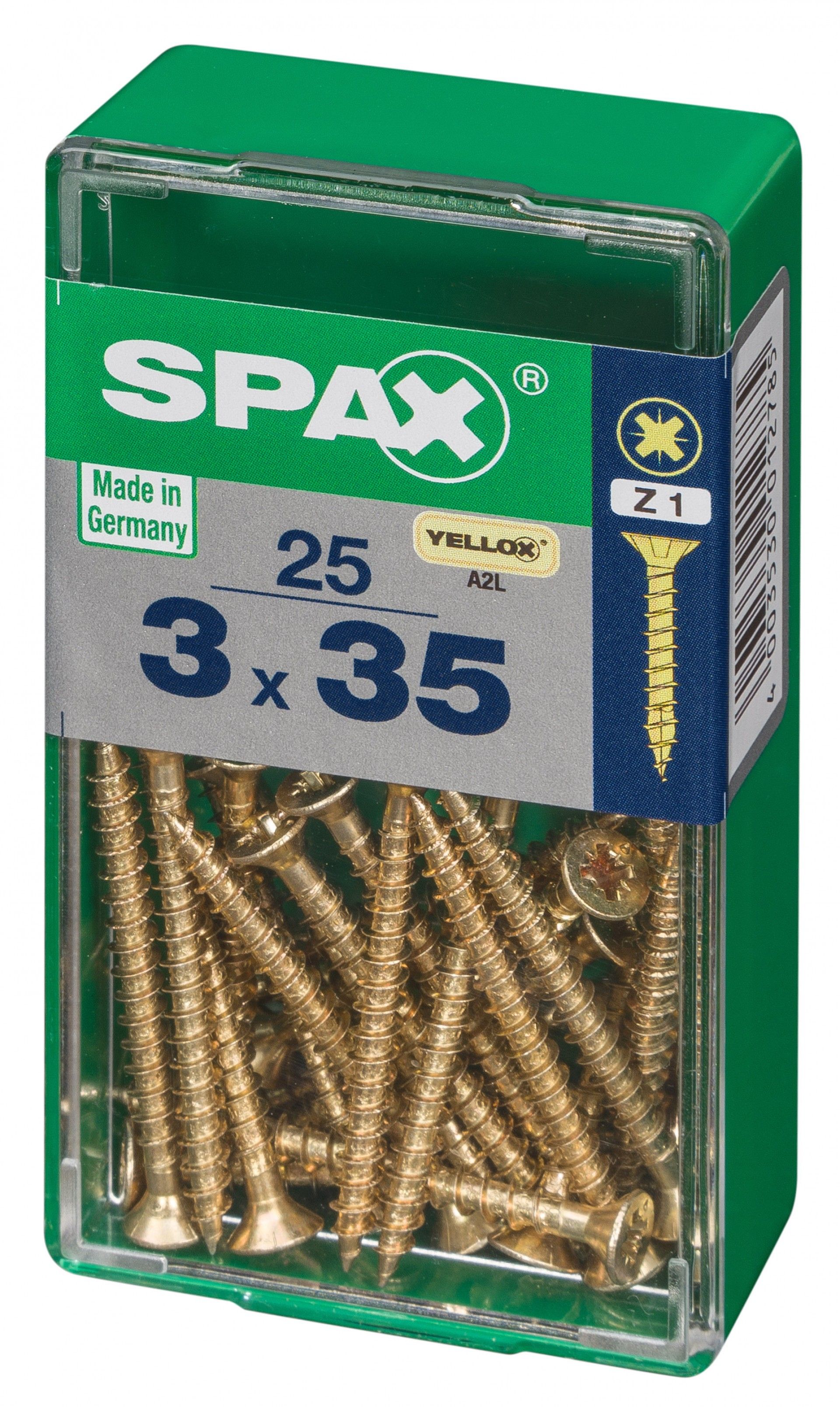 SPAX CP YELLOX 3x35mm S