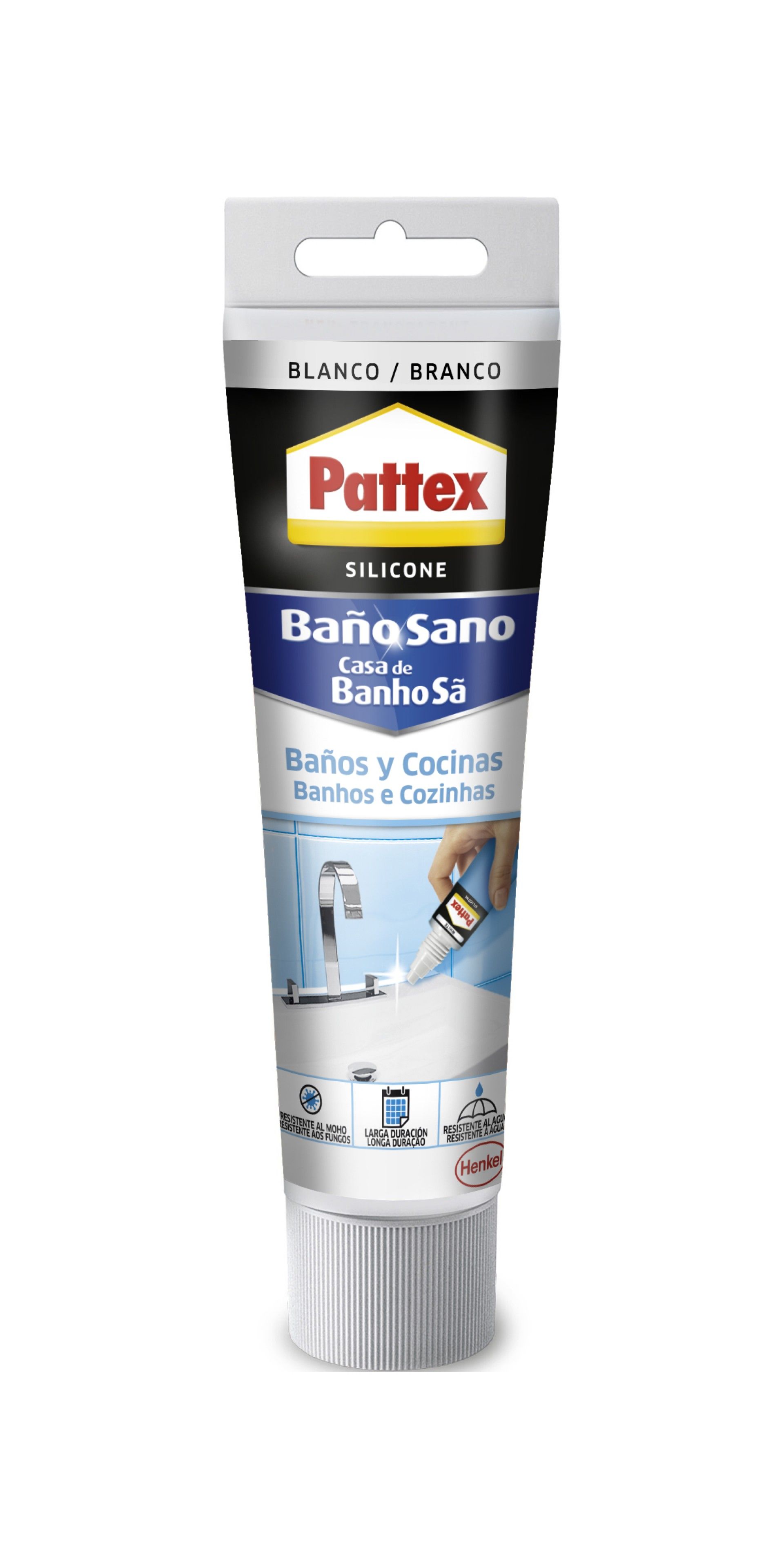 Silicone Acético Cozinha /WC Branco ; 50ml