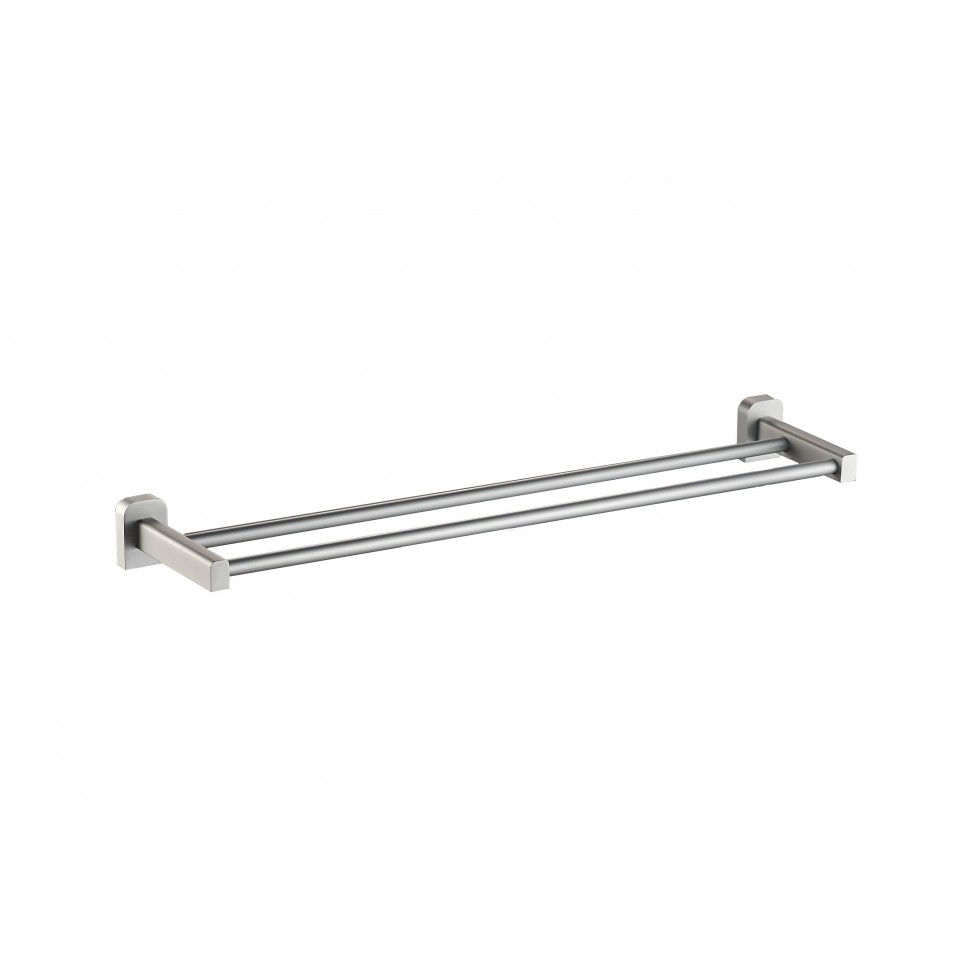 Toalheiro Duplo S�rie Cromada 55cm Inox
