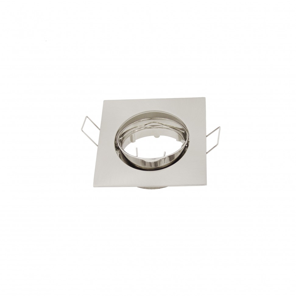 Aro Quadrado M�vel C/ Casquilho Gu10 Niquel
