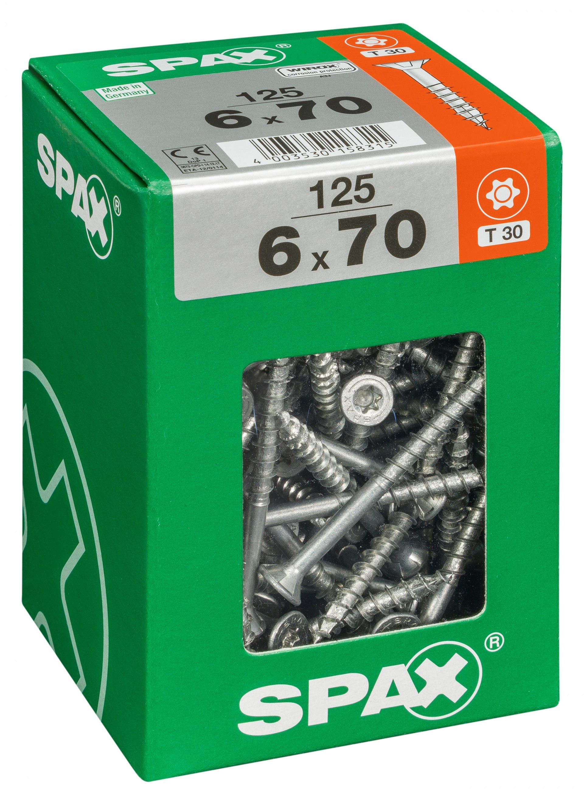 SPAX TRX CP WIROX 6x70mm XXL
