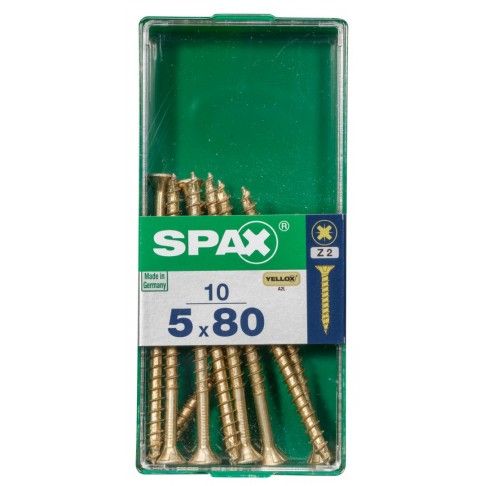 SPAX CP YELLOX 5x80mm M SPAX CP YELLOX 5x80mm M