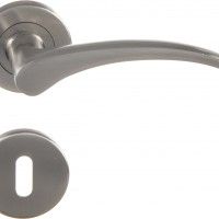 Puxador Porta Look C/Roseta Inox Puxador Porta Look C/Roseta Inox