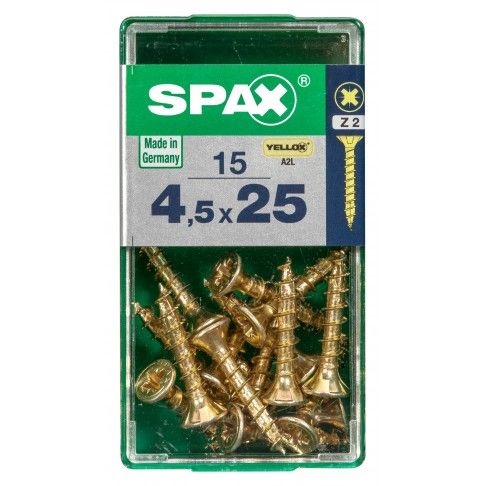 SPAX CP YELLOX 4,5x25mm S SPAX CP YELLOX 4,5x25mm S