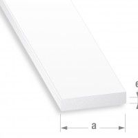 Perfil Plano PVC Branco 100x2mm-2,6m Perfil Plano PVC Branco 100x2mm-2,6m