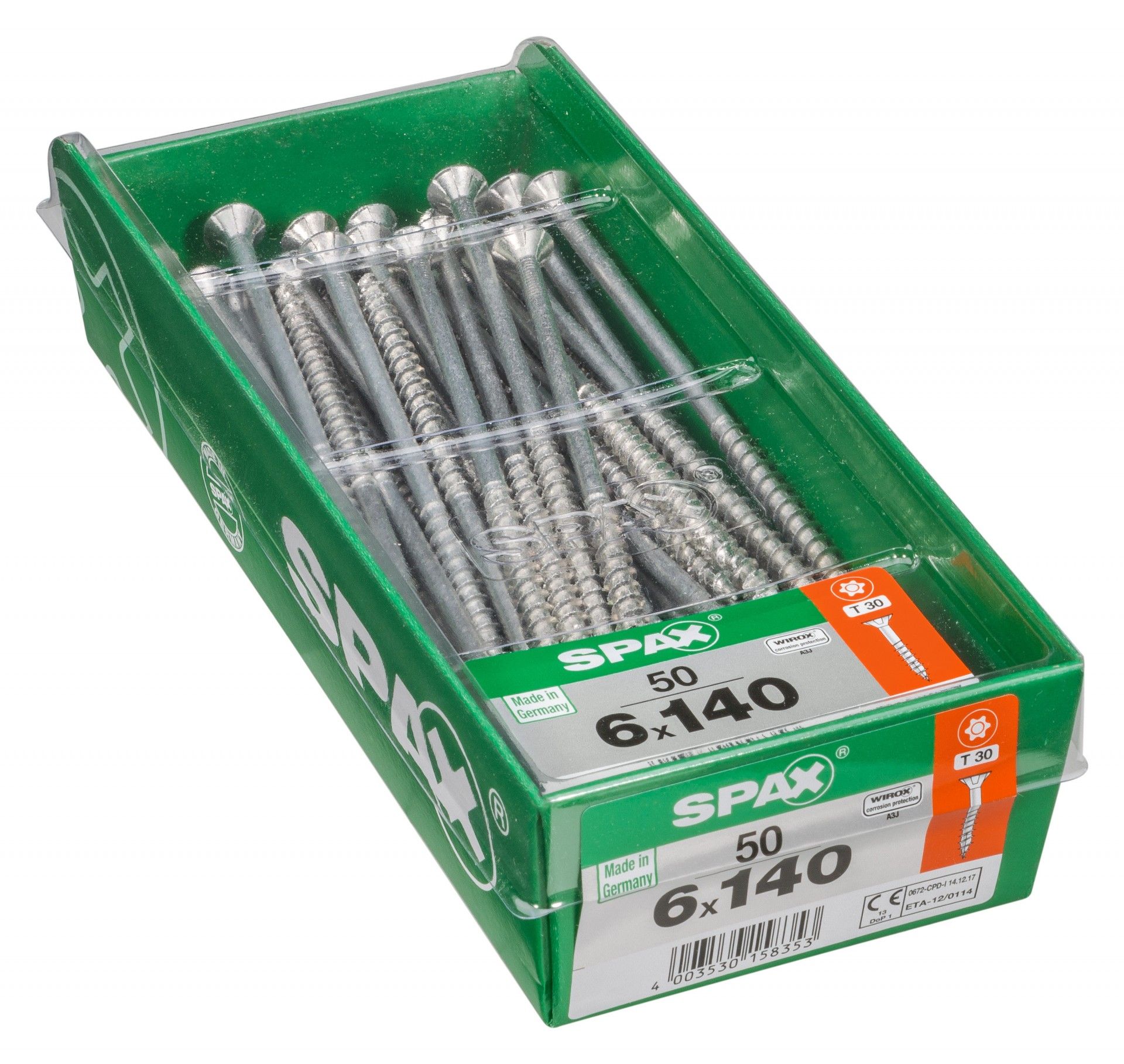 SPAX TRX CP WIROX 6x140mm STK