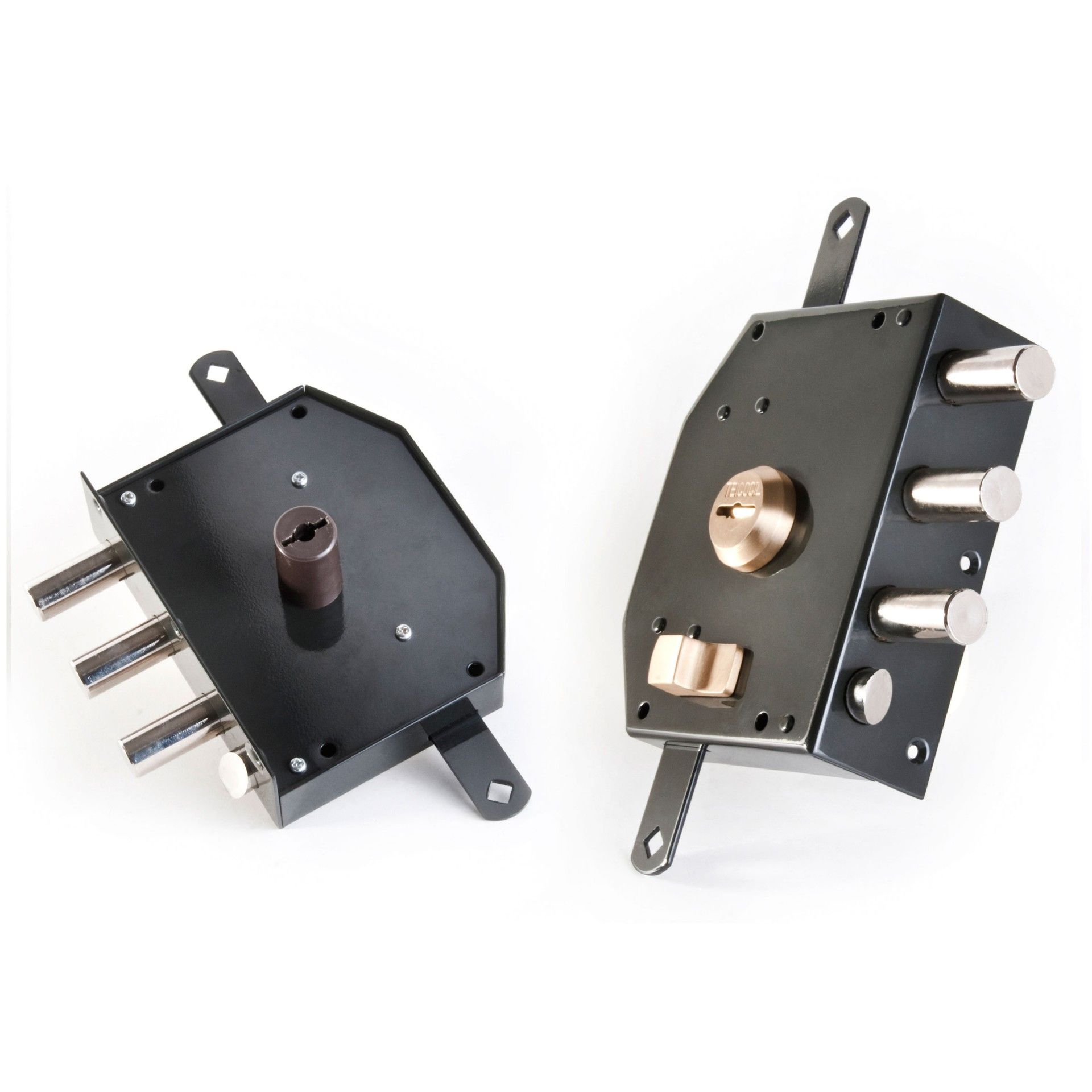 Fechadura de Segurança 9072 com 2 Trancas. Direita