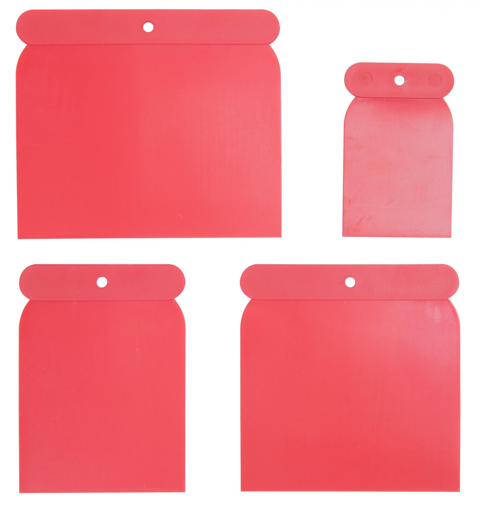 Conjunto 4 Espátulas Plásticas p/ Massa