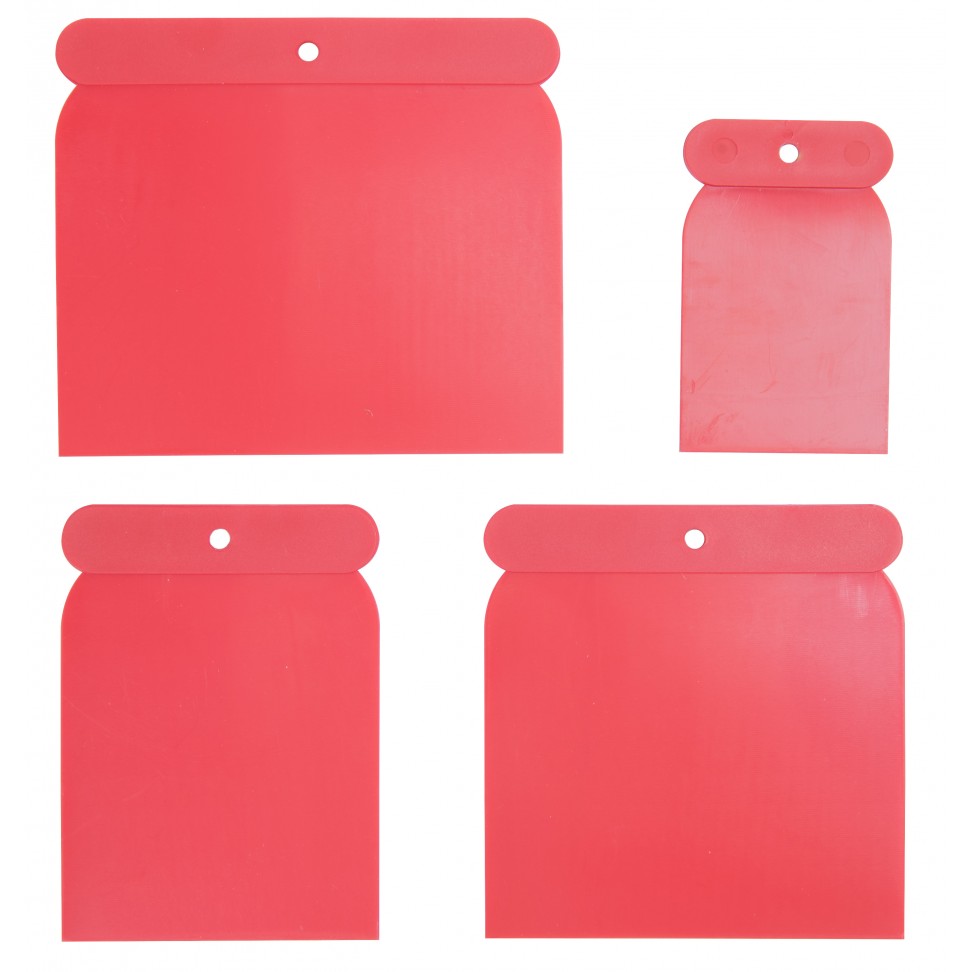 Conjunto 4 Esp�tulas Pl�sticas p/ Massa