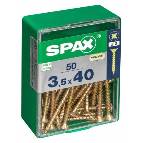 SPAX CP YELLOX 3,5x40mm M SPAX CP YELLOX 3,5x40mm M
