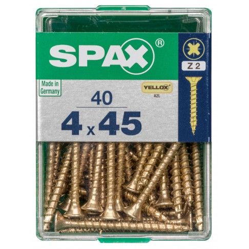 SPAX CP YELLOX 4x45mm M SPAX CP YELLOX 4x45mm M