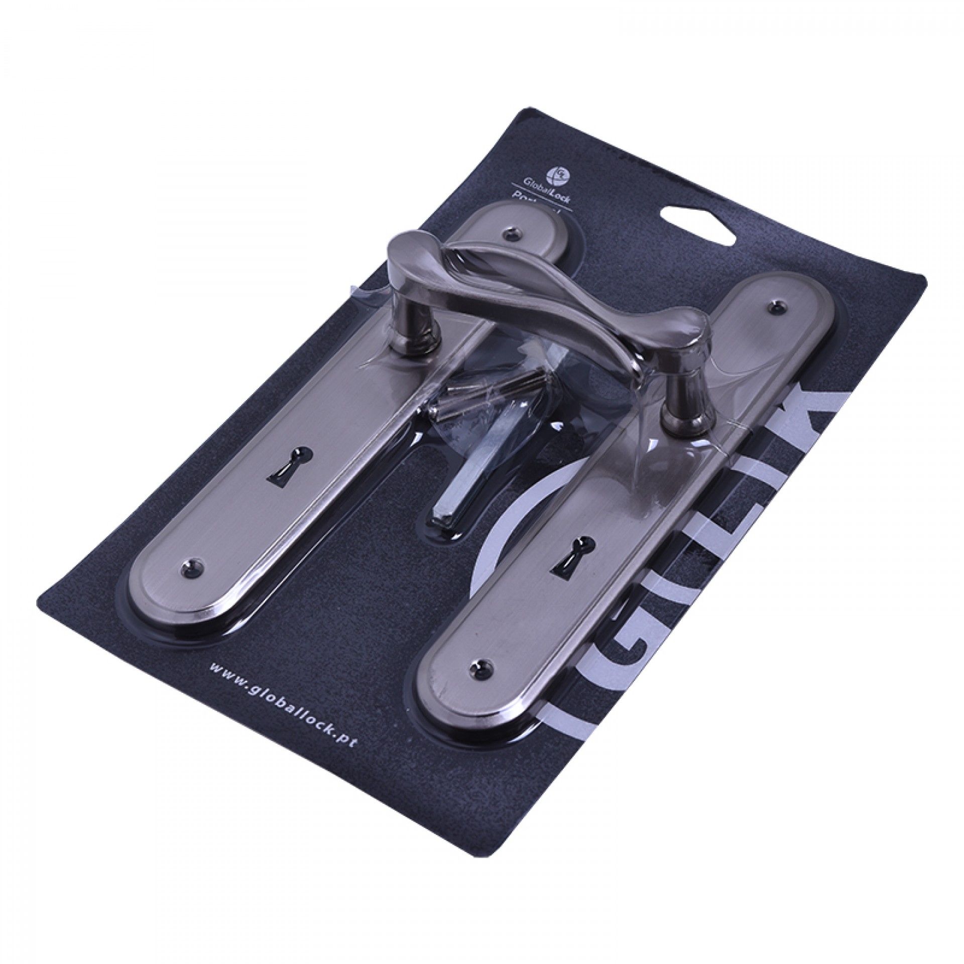 Puxador Porta 302 Níquel Mate