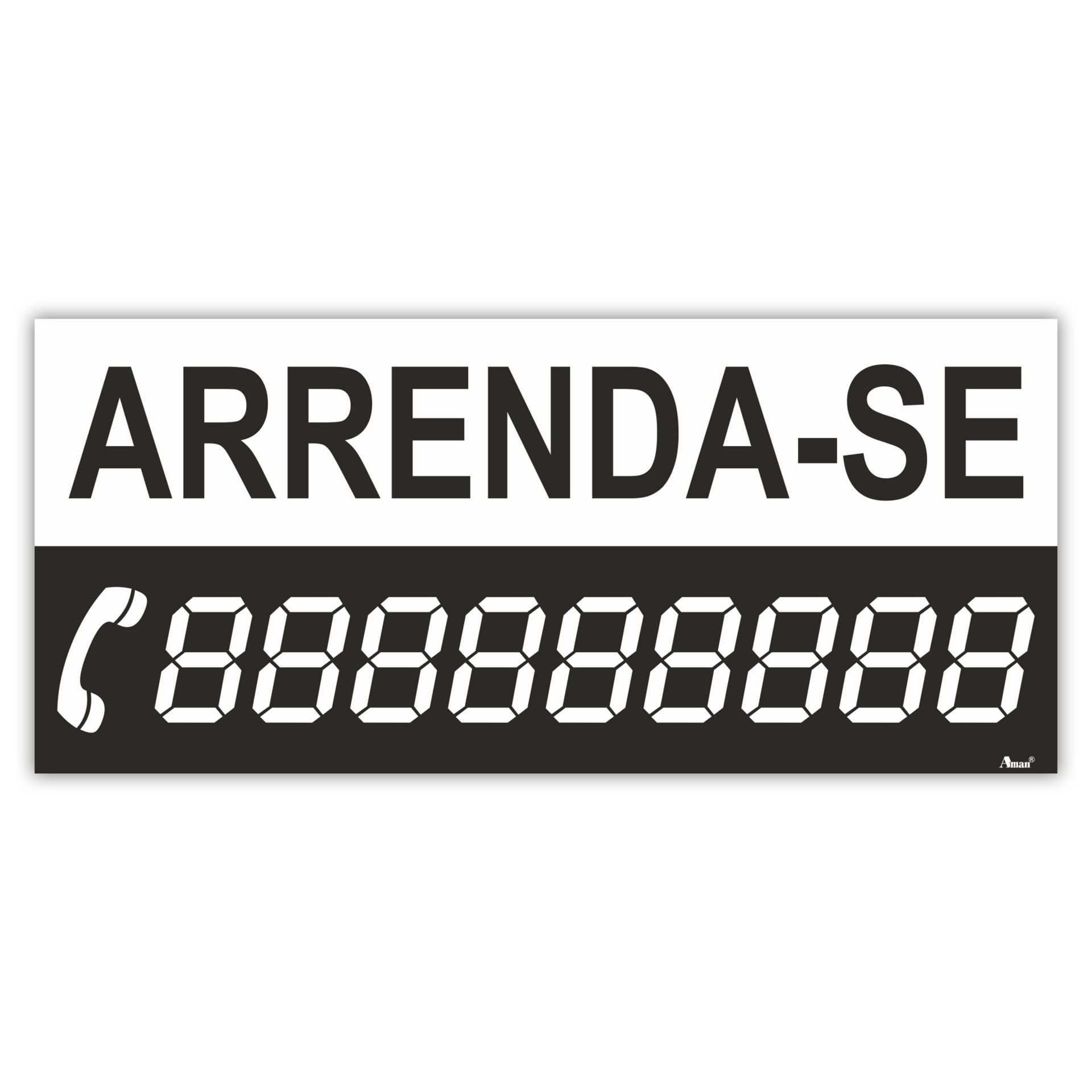 Sinalética "Arrenda-se"
