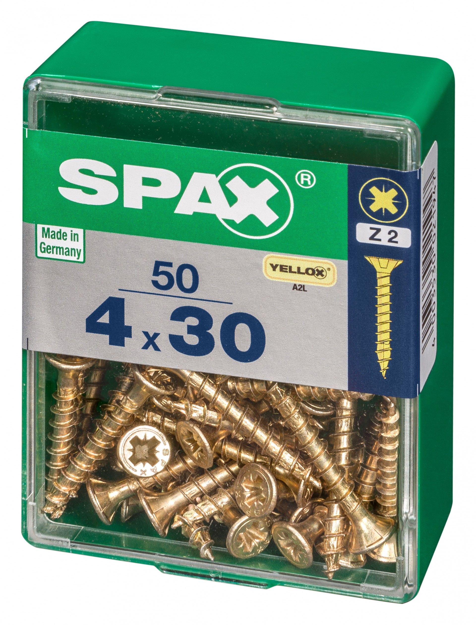 SPAX CP YELLOX 4x30mm M