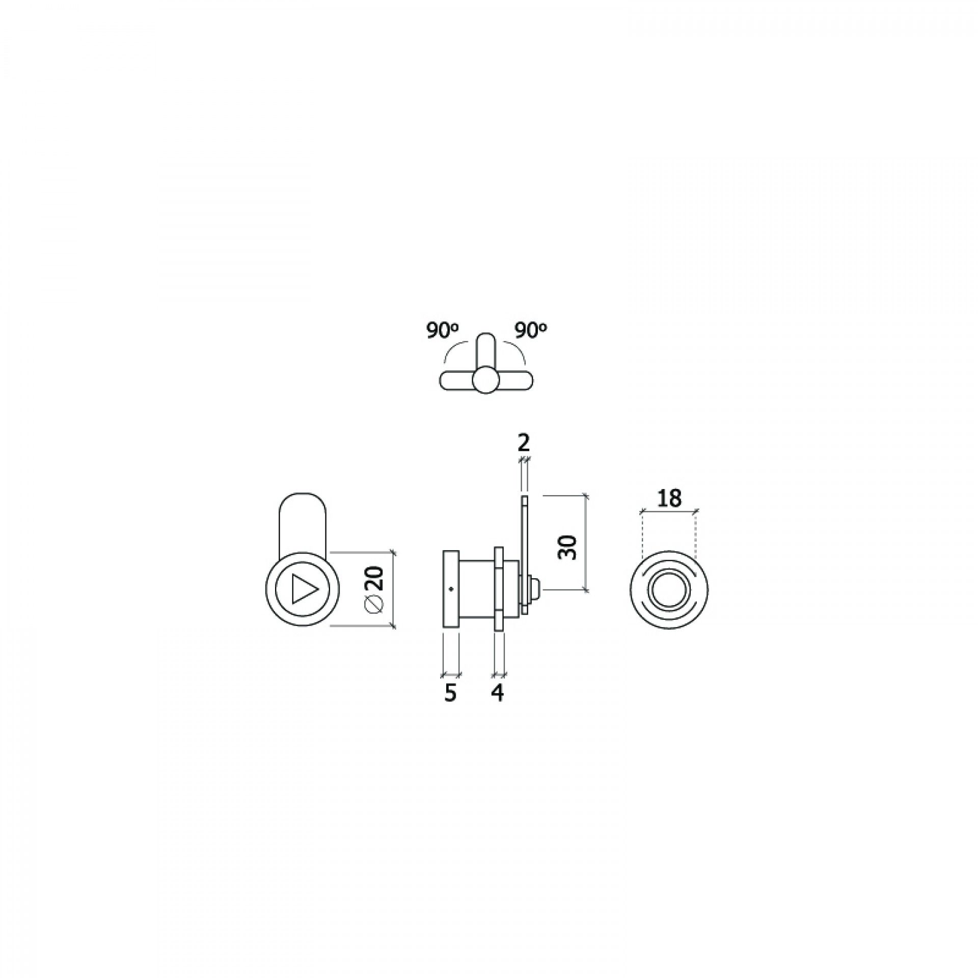 Fechadura para Contador