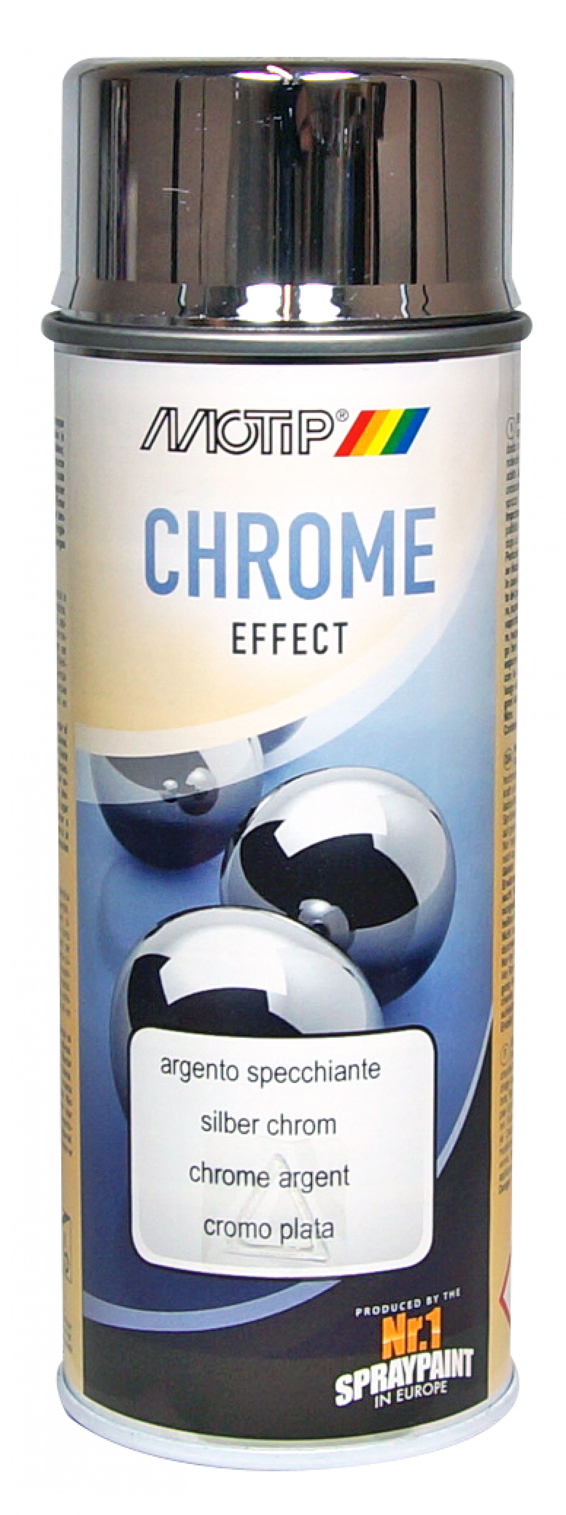 Spray Motip Cromado Prata