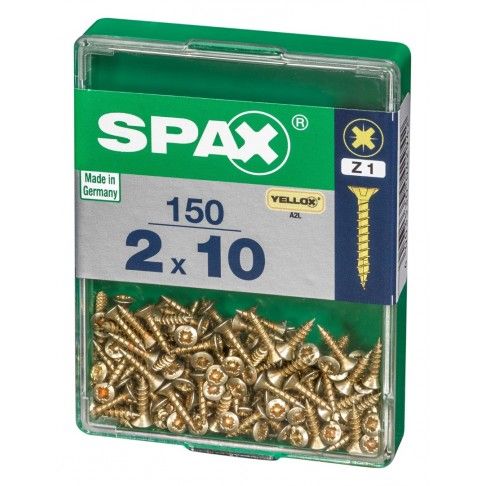 SPAX CP YELLOX 2x10mm M SPAX CP YELLOX 2x10mm M