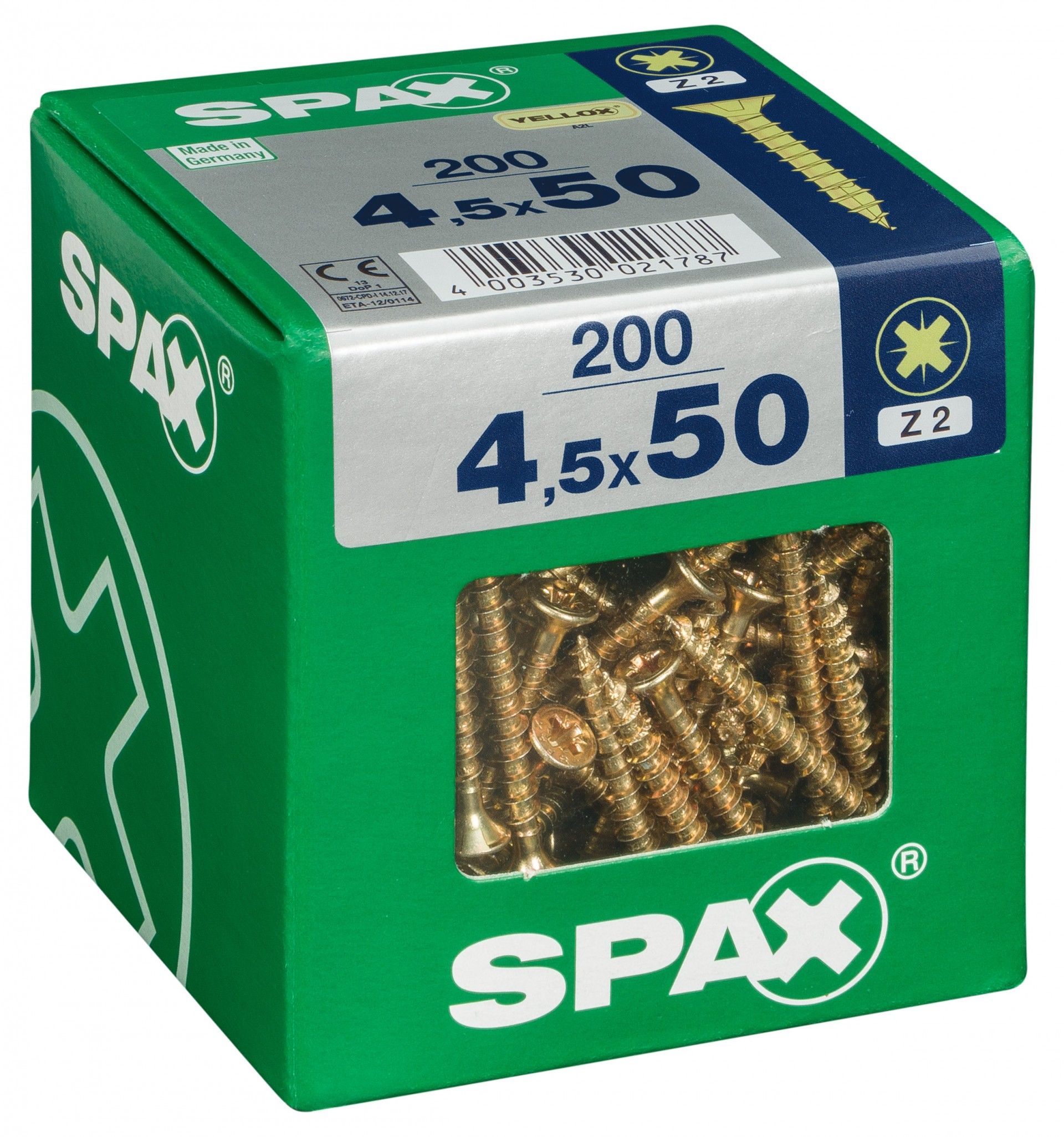 SPAX CP YELLOX 4,5x50mm XL