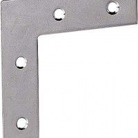 Placa de Conexão Galvanizada 125x125 Placa de Conexão Galvanizada 125x125