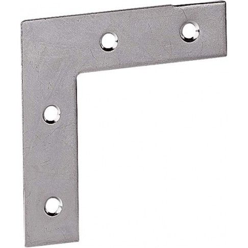 Placa de Conexão Galvanizada 125x125 Placa de Conexão Galvanizada 125x125