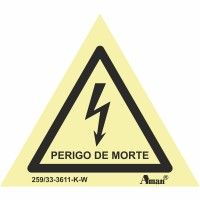 Sinalética Fotoluminescente Perigo de Morte Sinalética Fotoluminescente Perigo de Morte