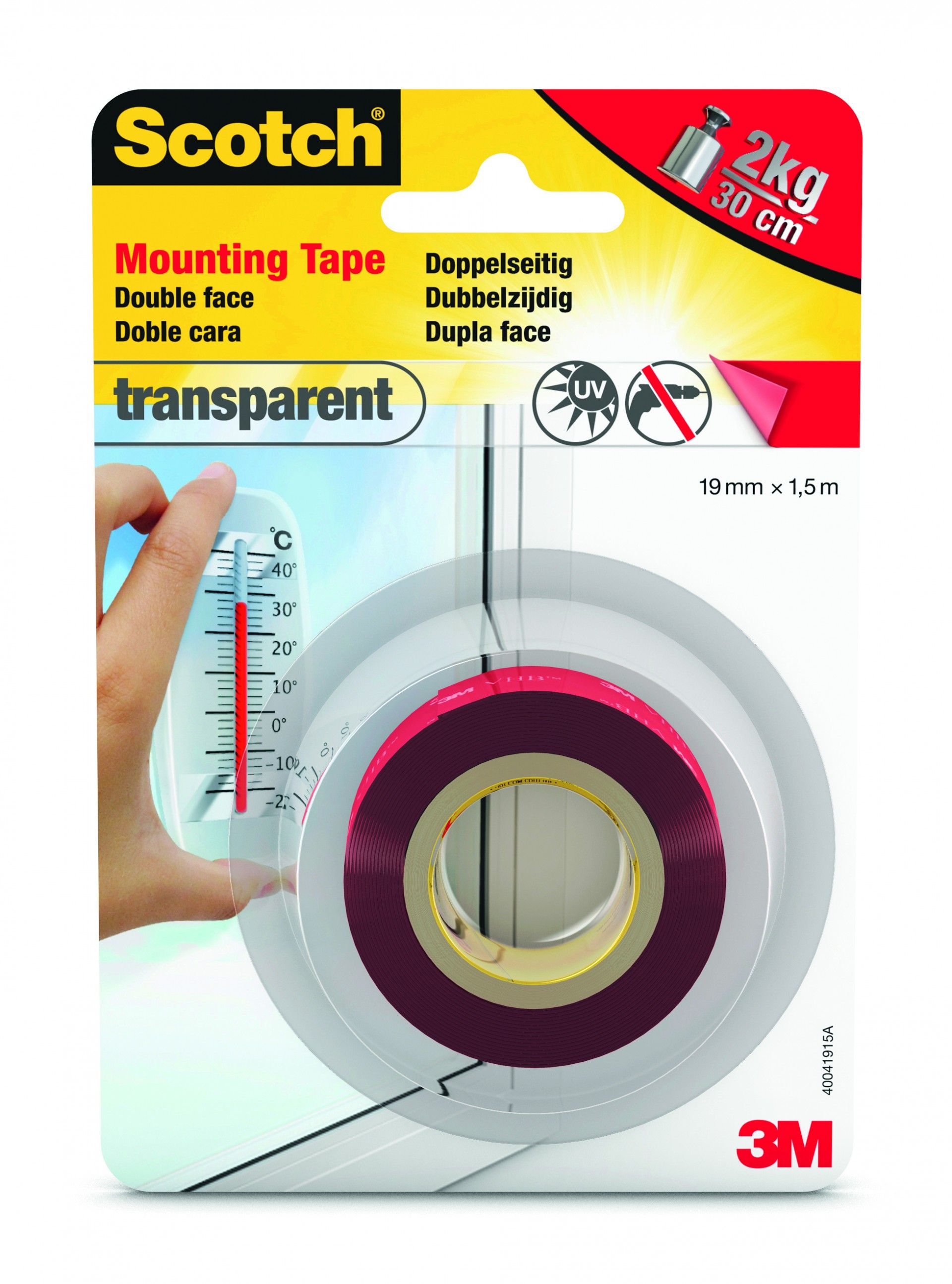 Fita Dupla Face Montagem Transparente