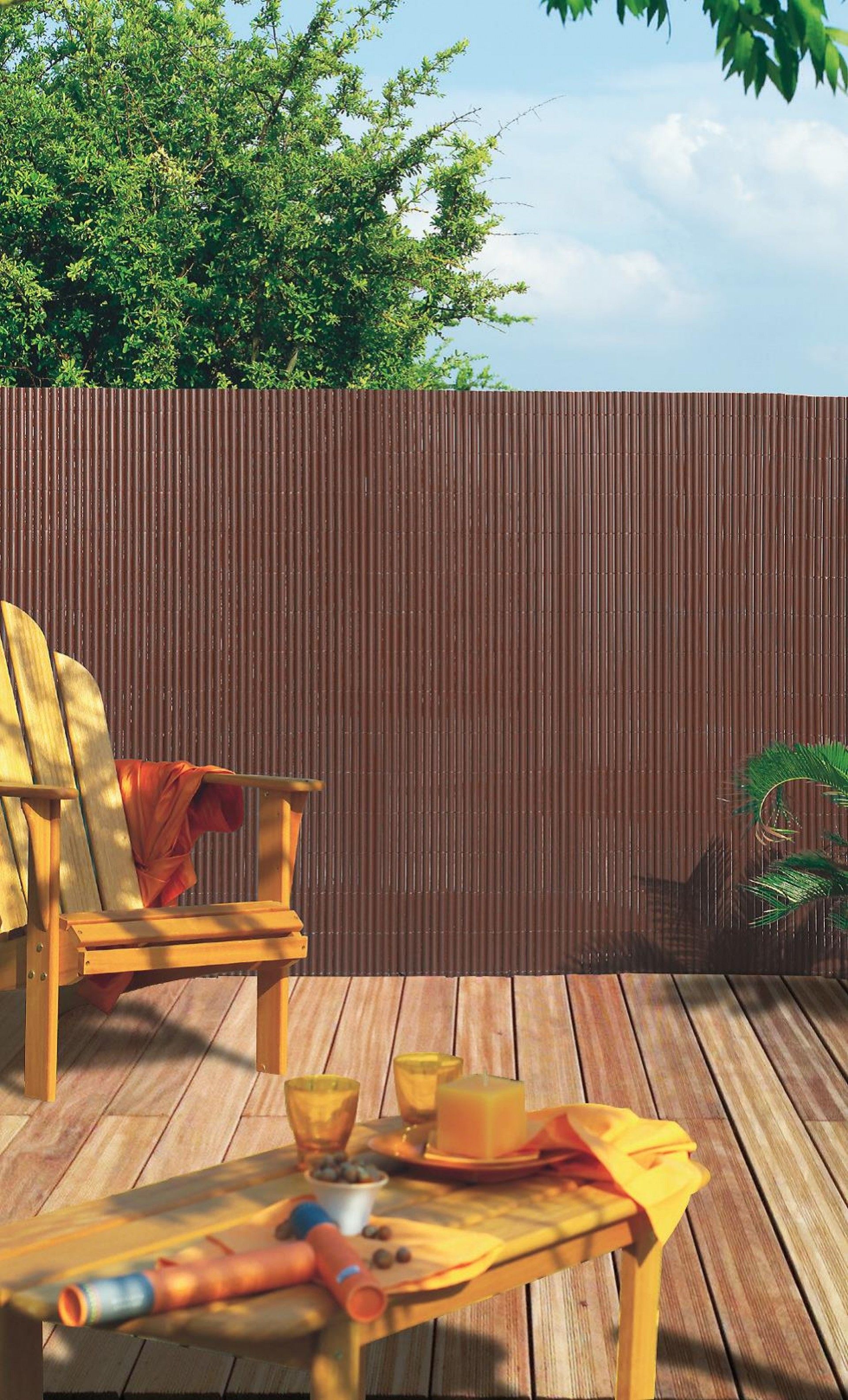 Caniçado PVC 1,5x3m Chocolate