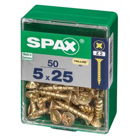 SPAX CP YELLOX 5x25mm M SPAX CP YELLOX 5x25mm M