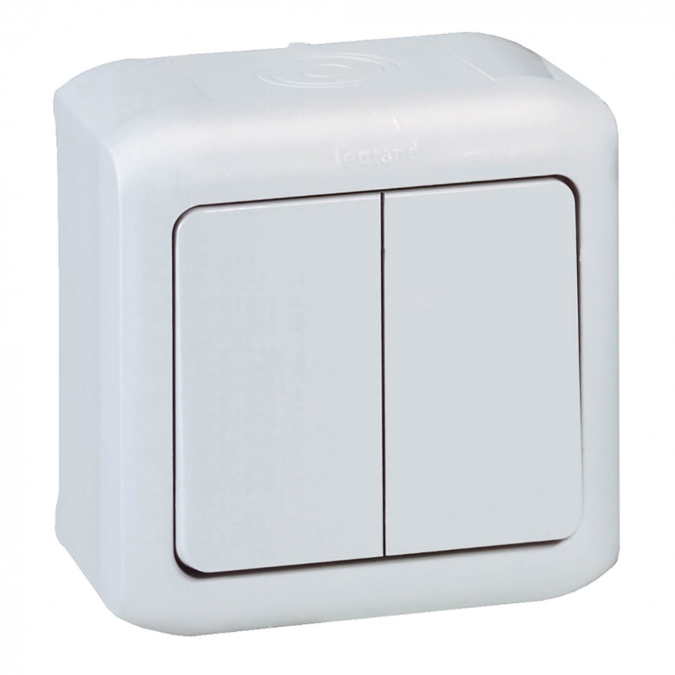 Comutador Escada Duplo S�rie Forix Ip44 Branco