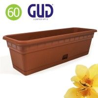 Floreira 60x20cm com Prato Terracota Floreira 60x20cm com Prato Terracota