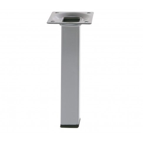 Perna Aço Quadrada 25x25x100mm Prata Perna Aço Quadrada 25x25x100mm Prata