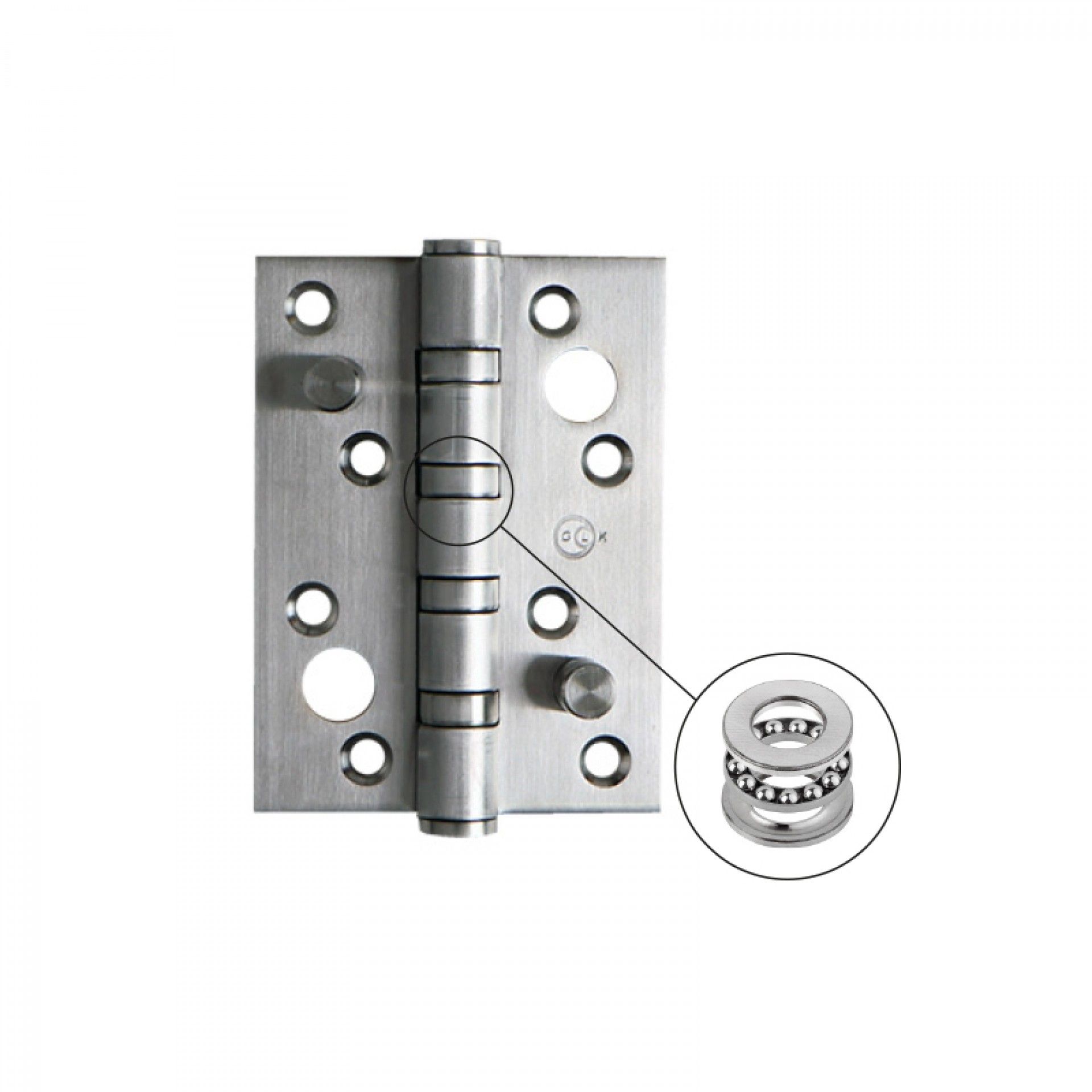 Dobradiça C/Roldana Maxmat 5 Inox