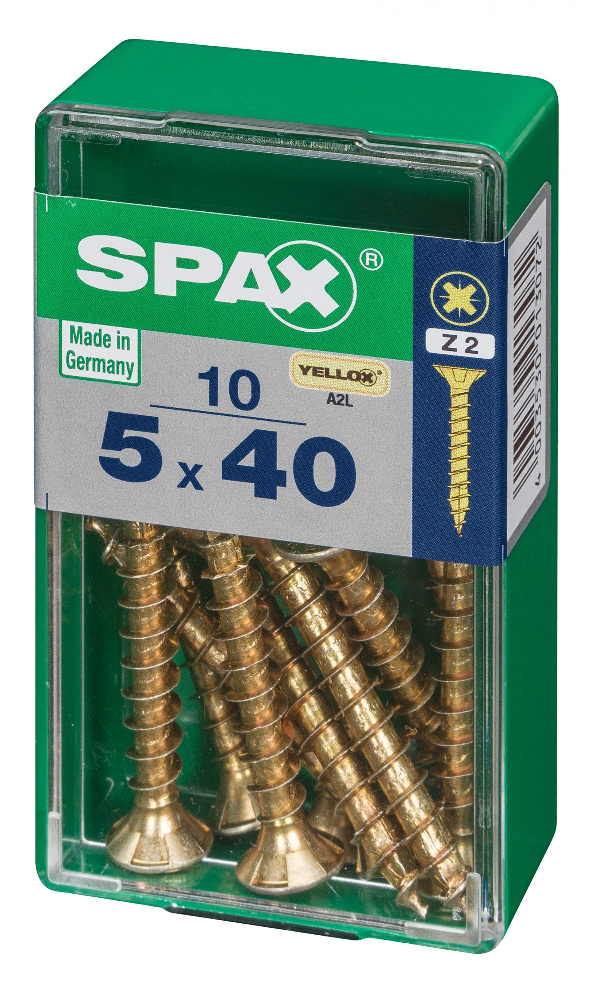 SPAX CP YELLOX 5x40mm S