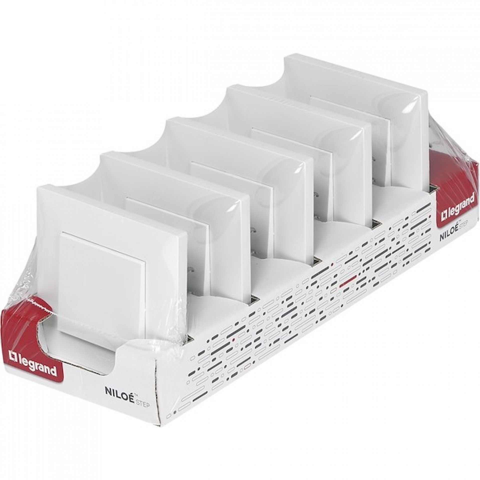 Interruptor/Comutador Série Niloé Step Branco 5unid.