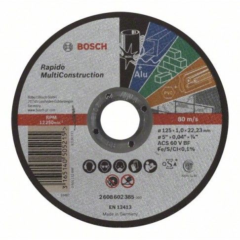 Disco Corte Carbide Multi Whell 125 mm Disco Corte Carbide Multi Whell 125 mm