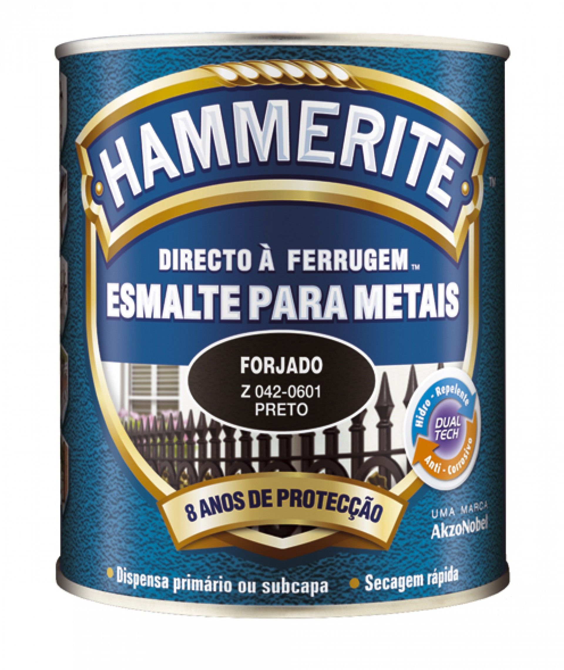 Esmalte HAMMERITE Antioxidante Preto 0,75L