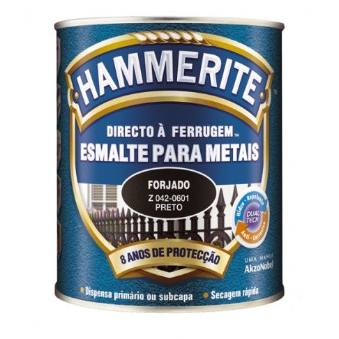 Esmalte HAMMERITE Antioxidante Preto 0,75L Esmalte HAMMERITE Antioxidante Preto 0,75L