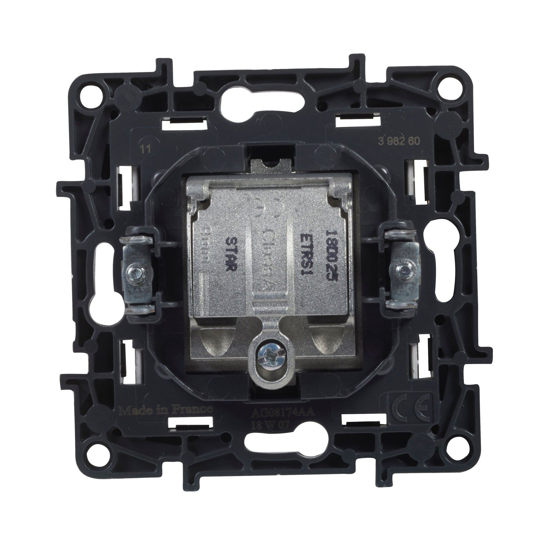 Tomada Tv/R/Satélite Série Niloé Step Alumínio