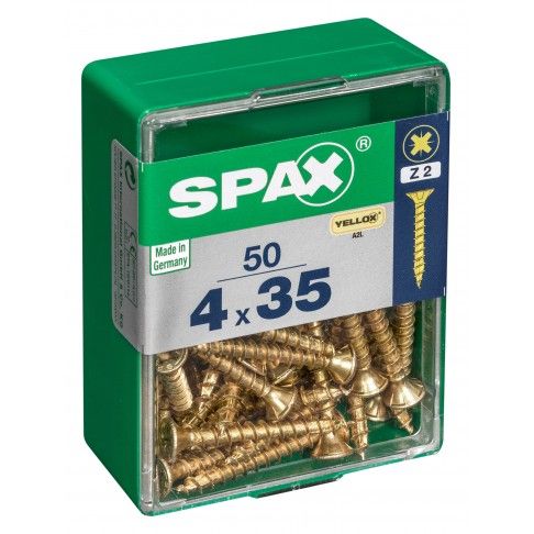 SPAX CP YELLOX 4x35mm M SPAX CP YELLOX 4x35mm M