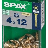 SPAX CP YELLOX 4x12mm S SPAX CP YELLOX 4x12mm S