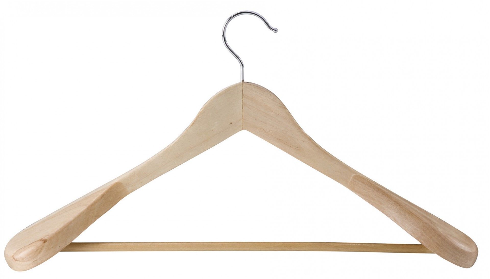 Cabide com Ombreira Madeira Natural