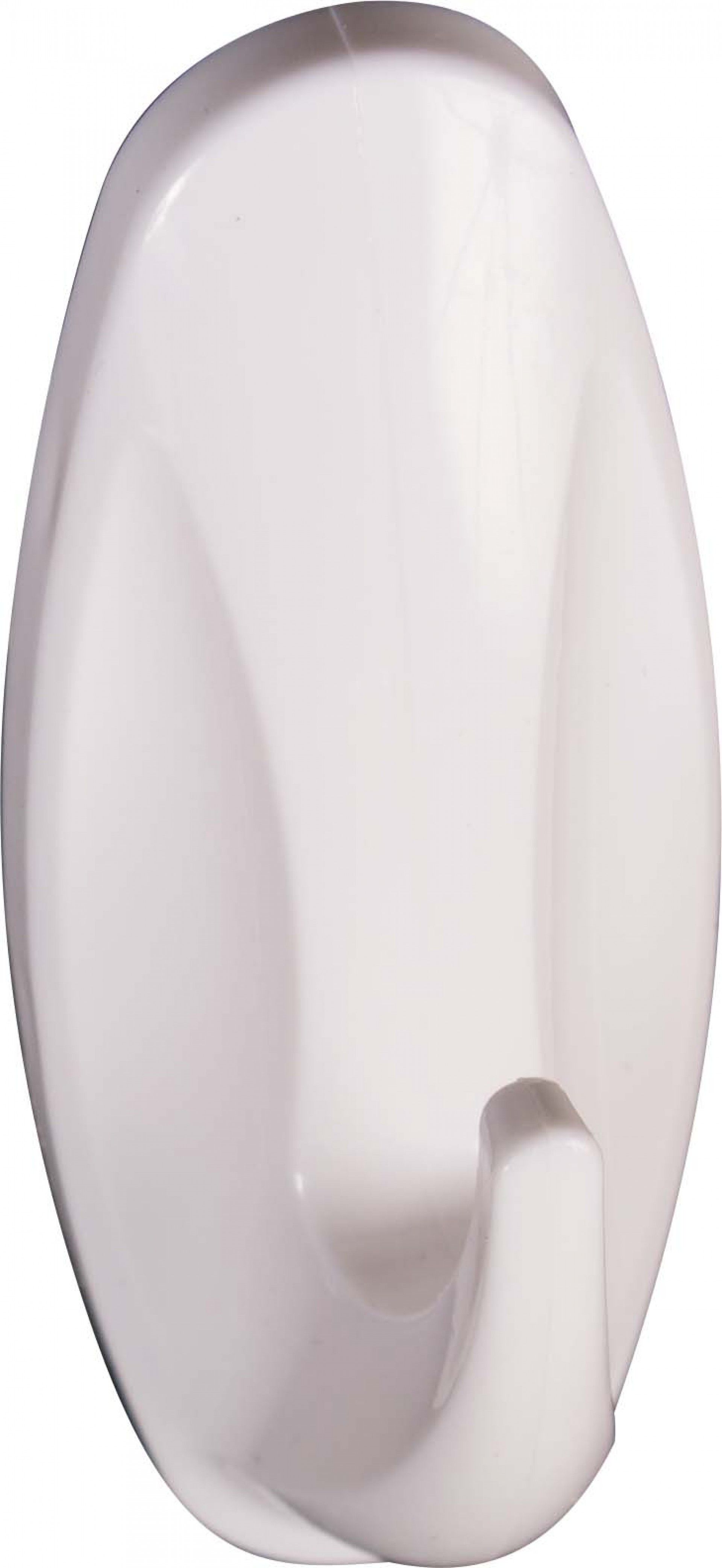 Gancho Adesivo Branco 2 Unidades