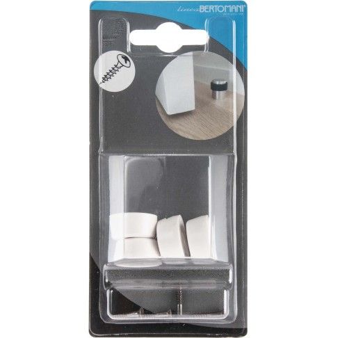 Batente De Porta 10mm Sintético Branco 4unid. Batente De Porta 10mm Sintético Branco 4unid.
